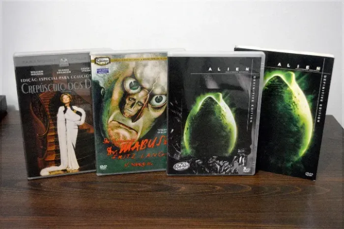 Coleção Filmes Clássicos DVD - Dr. Mabuse (1933), Crepúsculo dos Deuses (1950) e Alien '79
