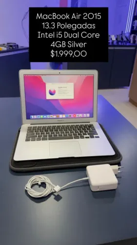 MacBook Air 2015 / Intel i5 / 128GB / R$1.999,00