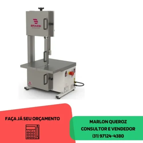 Serra Fita Braesi Inox 220v Profissional