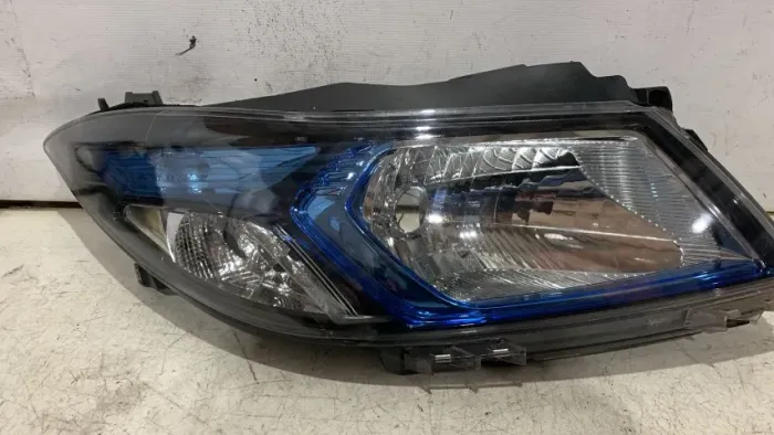 Farol direito ônix 2013 2014 2015 2016 máscara azul original recuperado