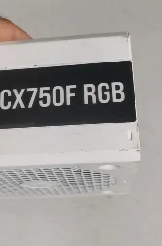 Módulo (sem cabos) fonte Corsair CX 750f RGB branco ótimo estado 