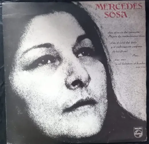 LP Disco vinil - Mercedes Sosa - Serenata Para La Tierra De Uno - 1979