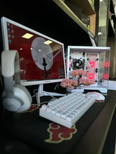 Pc Gamer Mais Ventido de 2025- AMD Ryzen 5 5600GT tudo Branco + 1 ano de Garantia .