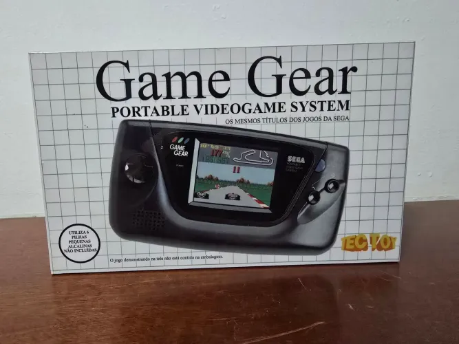 Caixa madeira Game Gear