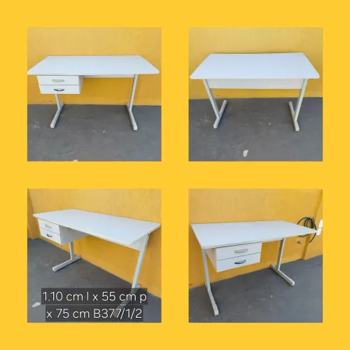 Mesa escritorio-2 gavetas-1.10x55 cm