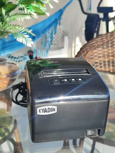 Leitor de código de barras + Impressora de nota fiscal, AMBOS NUNCA UTILIZADOS.