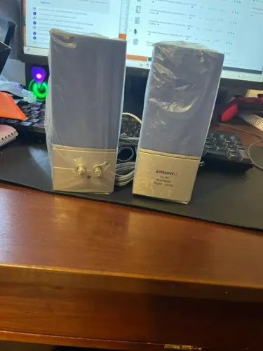 caixa de som 2.0 as-666 220W 110v