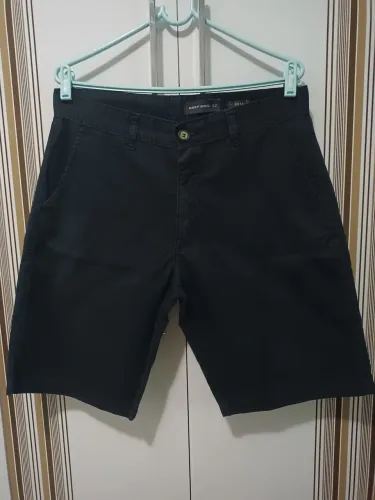 Bermuda Masculina - Sarja Preto Marfinno - Tam 42
