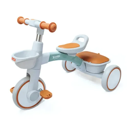 Triciclo Motoca Infantil Com Cestinho e Baú Yuupi