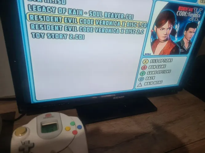 Sega Dreamcast Completo, Funcionando no Disco e no Cartão de Memória
