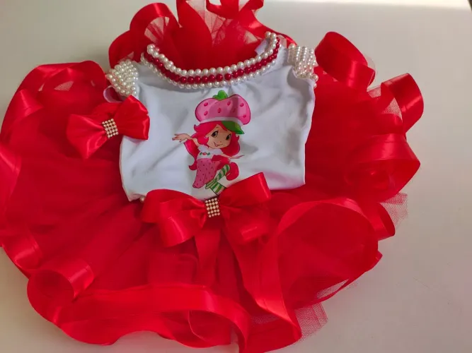Fantasia Infantil Moranguinho - Roupa de Festa