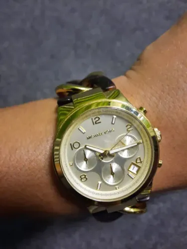 Relógio feminino Michael Kors Mk4222 Dourado Original