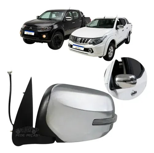 Retrovisor Mitsubishi Triton 2017 A 2020 C/pisca Retrátil