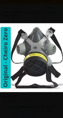 Máscara Respirador Facial Gases Ácido Formal Pintura Veneno