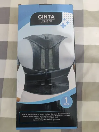 Colete corretor de postura Tam P. Novo.