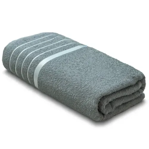 Toalha de Banho Grande 1,50m x 0,80cm - Cinza