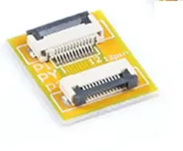 Placa de extensão ffc fpc, 2 peças, cabo plano flexível 0.5mm 12 pinos