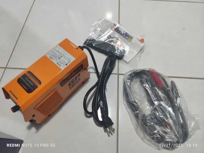 Máquina de solda inversora 160Amperes