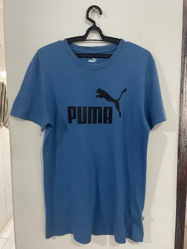 Camiseta Puma Azul Importada dos EUA - Tamanho P 