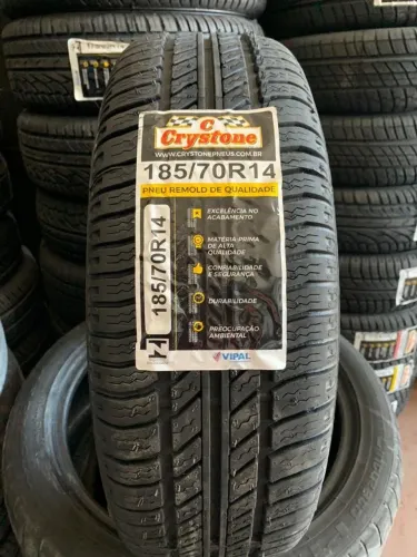 Pneu 185/70R14 remolde Crystone 
