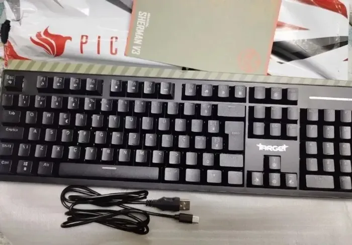 Teclado Mecanico TGT 100% ABNT2, Switch Azul, Novo!