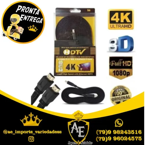 Cabo HDMI 5 metros 