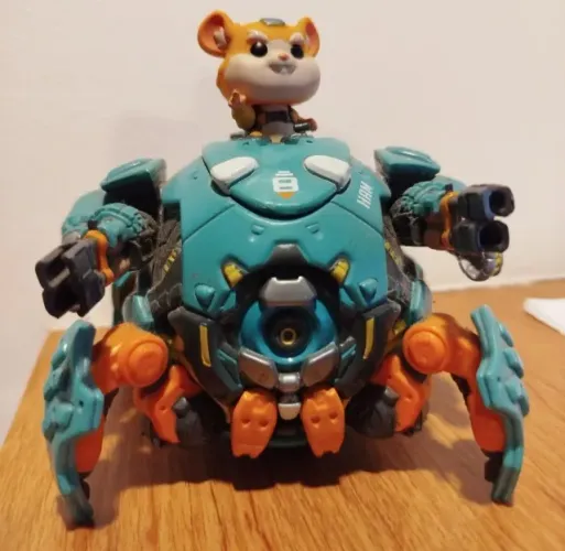 Funko Pop! Wrecking Ball 488- Overwatch usado, sem caixa