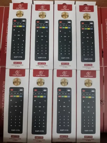 Controle tv box novos 14,99 reais