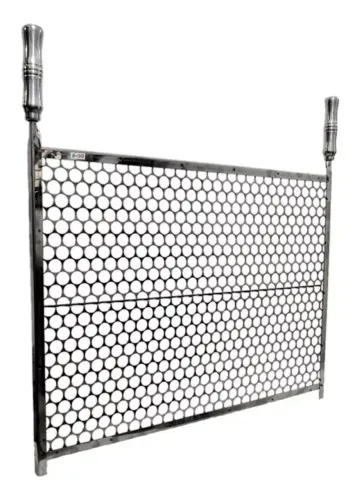 Grelha Inox Para Churrasco 60 Cm Largura x 48 Cm Profundidade