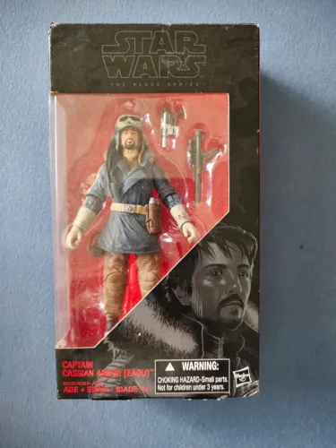 star wars black series cassian andor - novo caixa