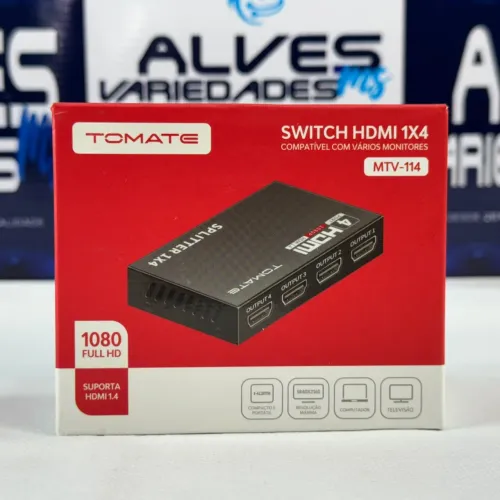 Adaptador splitter HDMI 1x4 