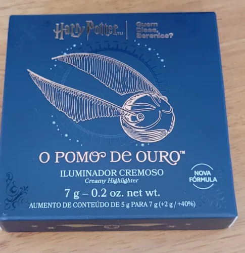 Iluminador Harry Potter QDB o pomo de ouro.