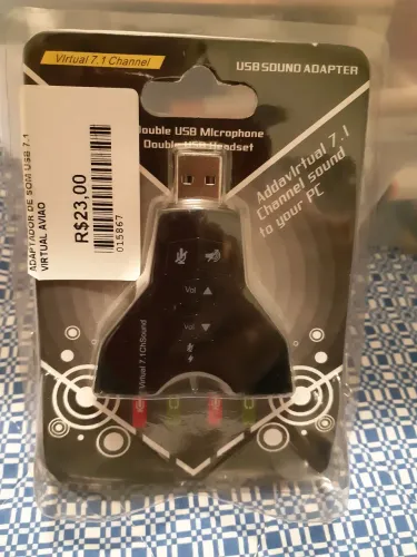 Double USB Microphone 7.1 Channel sound