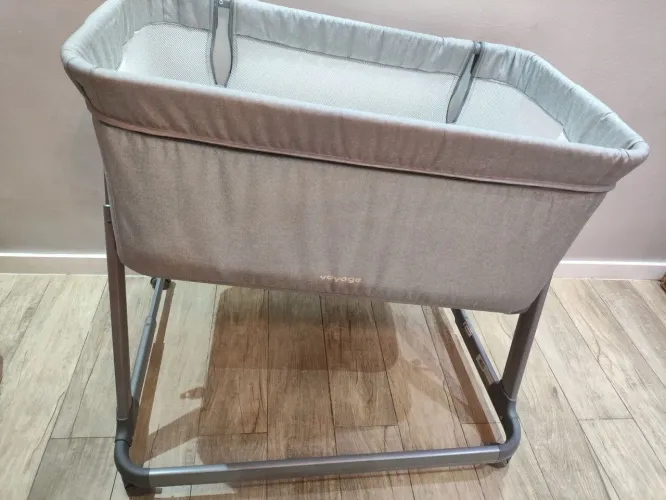 Berço Portátil Co-bed Link Cinza Mescla - Voyage