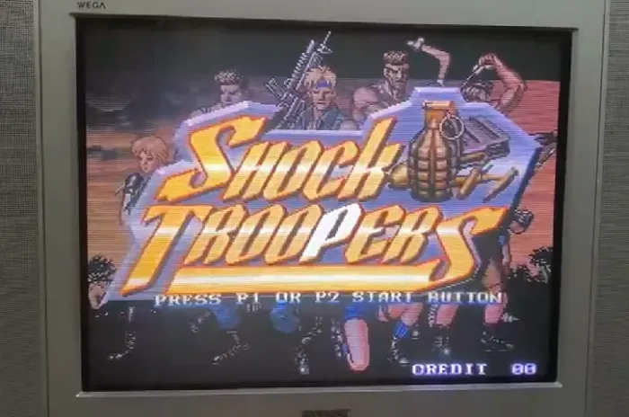 CARTUCHO NEO GEO SHOCK TROOPERS