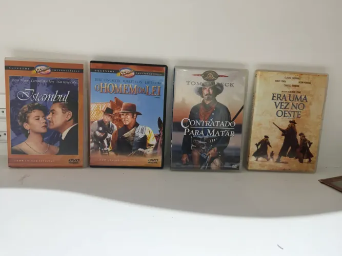 DVDs Originais - Lote com 4 Clássicos do Faroeste e Cinema Clássico
