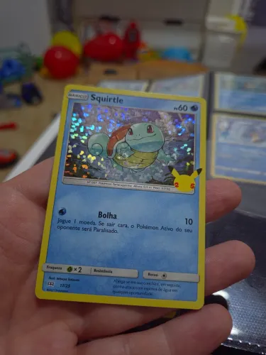 Carta Pokemon NM Squirtle (017/25) Foil