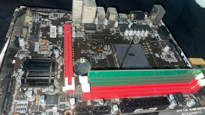 Placa mãe TG A88 + Processador AMD A6 7480  (1 Pino torto) + Cooler 