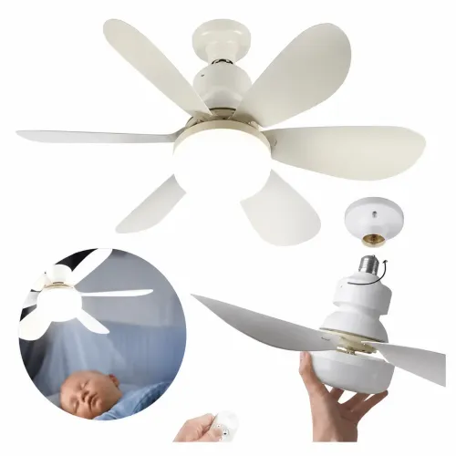 Ventilador com lâmpada Led ?