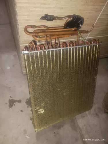 Serpentina de cobre 9/12mil BTUs retangular 