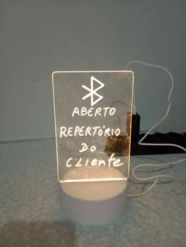 Mini lousa de propaganda