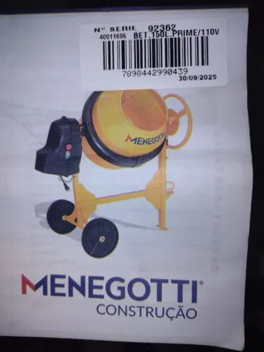Betoneira 150 L Menegotti 