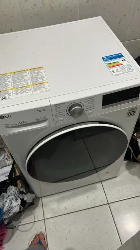 Lava e Seca LG Smart VC4 11kg Branca com Inteligência Artificial AIDD CV5011WG4 110v