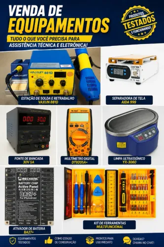 Kit para reparo e manutenção de celular