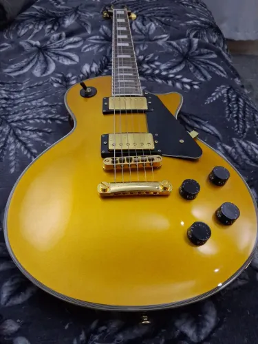 SX Les Paul Custom EH3 Gold Top