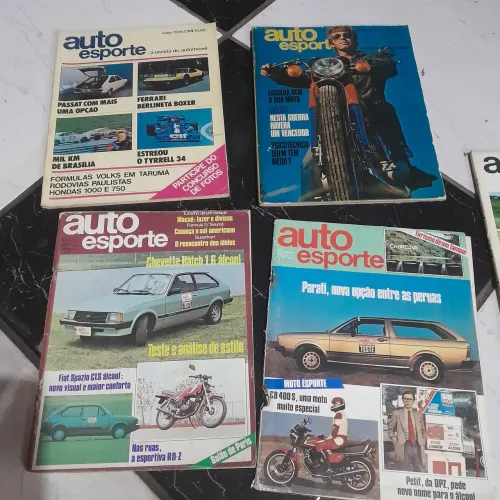 Lote com 20 revistas Auto Esporte