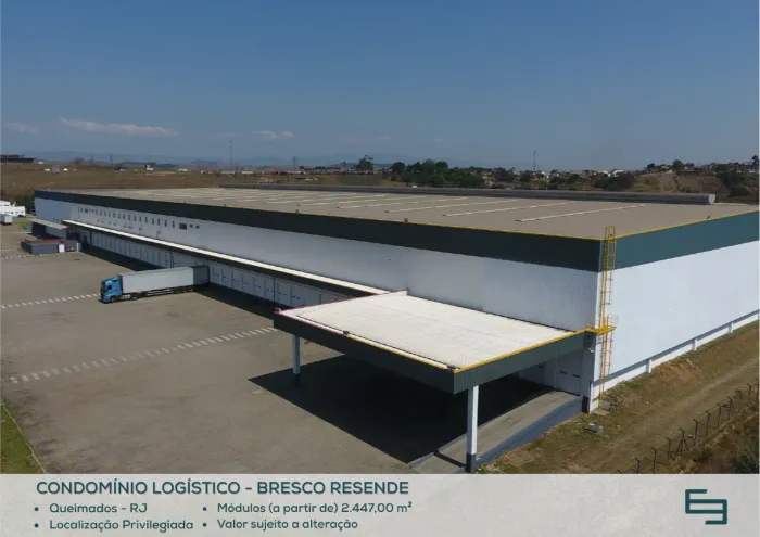 Galpão logístico e industrial para alugar em Resende - RJ
