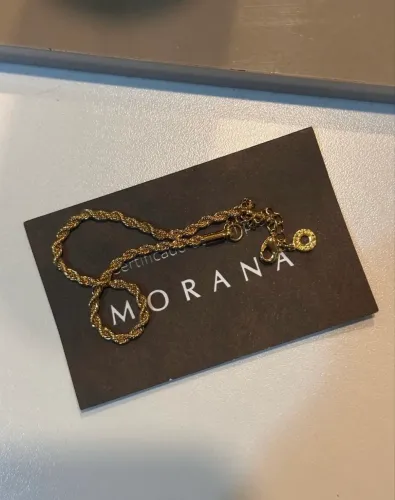 Pulseira morana dourada