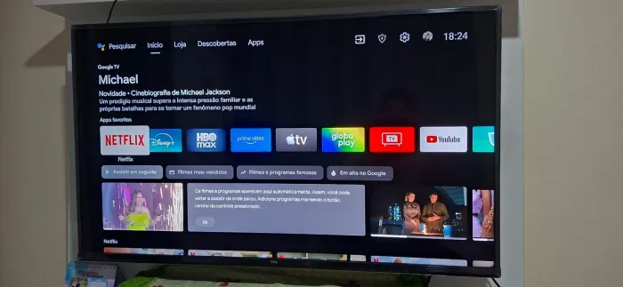 Tv tcl 4k 43 polegadas