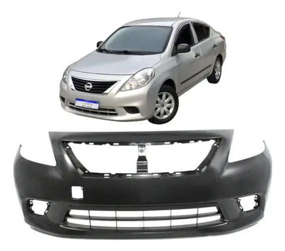 Parachoque Dianteiro Nissan Versa 2011 2012 2013 2014 Novo Preto